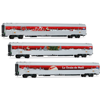 JOUEF HJ4200 H0 3-teiliges Coca-Cola-Weihnachtszugset „Train de Noel“ von 2010, SNCF, Ep. VI von JOUEF