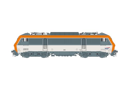 Jouef HJ2443 SNCF, 4-achsige BB 26212 mit 3. Spitzensignal, orange Lackierung mit Casquette-Logo, Ep. IV-V, Elektrolokomotive von JOUEF