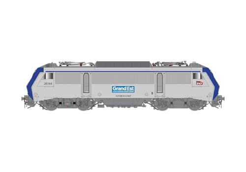 Jouef HJ2445S SNCF, 4-achsige BB 26144, „Grand Est“, Ep. VI, mit DCC-Sounddecoder, Elektrolokomotive, grau von JOUEF