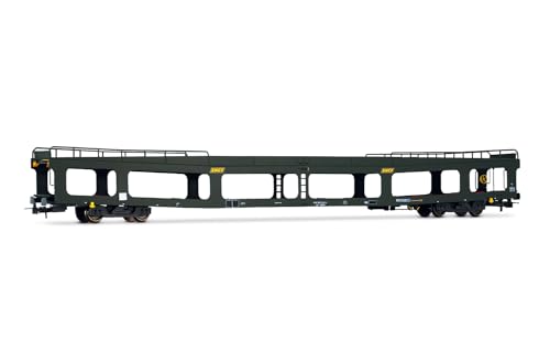 Jouef HJ4187 SNCF, DD DEV 66 Autotransporter, grün mit gelbem Logo „Encadré“, Ep. IV-Personenwagen Jouef HJ4187 SNCF, DD DEV 66 Autotransporter, grün mit gelbem Logo „Encadré“, Ep. IV-Personenwagen von JOUEF