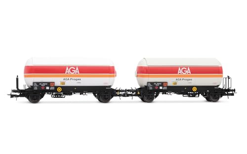 Jouef HJ6289 SNCF, 2-teiliger Gaskesselwagen „AGA Progas“, Ep. IV Güterwagen Jouef HJ6289 SNCF, 2-teiliger Gaskesselwagen „AGA Progas“, Ep. IV Güterwagen von JOUEF