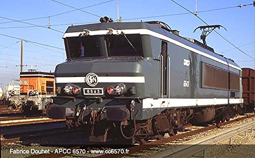 SNCF CC 6543 Elektrolokomotive Maurienne, grüne, weiße Aufschrift, Periode IV von JOUEF