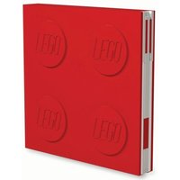 JOY TOY 52439 LEGO® verschließbares Notizbuch mit Gelstift 15,8 x 2 x 15,8 cm - Farbe: rot von JOY TOY