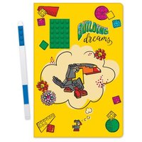 JOY TOY 52525 LEGO® Building - Notizbuch mit Gelstift 14 x 3 x 21,5 cm von JOY TOY