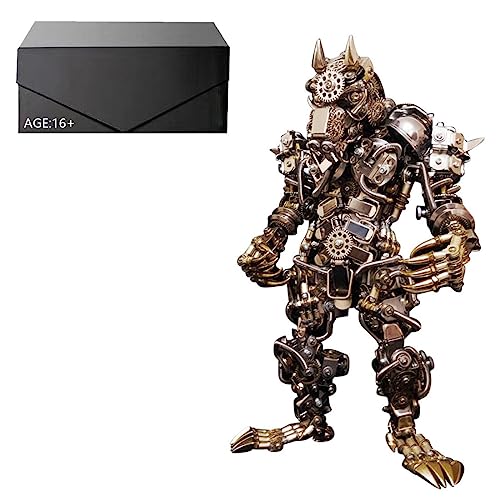 3D DIY Metall Werwolf Modellbausatz - 2000+ PCS hyperrealistische Edelstahl Montage Skulptur Steampunk Montage Sammlerstück für Erwachsene und Jugendliche 3D DIY Metall Werwolf Modellbausatz - 2000+ PCS hyperrealistische Edelstahl Montage Skulptur Steampunk Montage Sammlerstück für Erwachsene und Jugendliche von JOYARCH