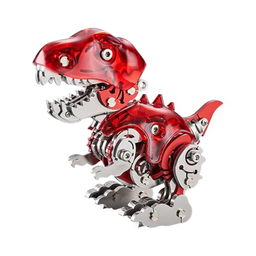 JOYARCH 3D Metall Puzzle Modell für Erwachsene, 126 Teile 3D Dinosaurier Puzzle Modell DIY Steampunk Laserschnitt Metallbausatz Sammelbares Spielzeug-Deko Geschenk von JOYARCH