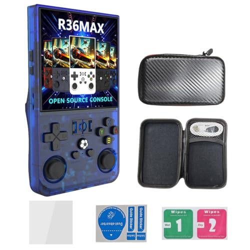 R36MAX Retro-Handheld-Spielekonsole mit 128 G integrierten 22000+ klassischen Spielen, 4.0 IPS-Bildschirm, Open-Source-Linux-System, tragbarer Arcade-Gaming-Player von JOYARCH