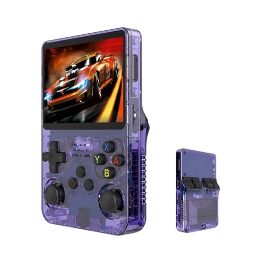 R36S Handheld-Spielekonsole, 64 G, mit 15000+ Spielen, RK3326 Linux-System, 8,9 cm IPS-Bildschirm, Retro-Arcade-Spielkonsole, Videospiel-Player, Kindergeschenke von JOYARCH