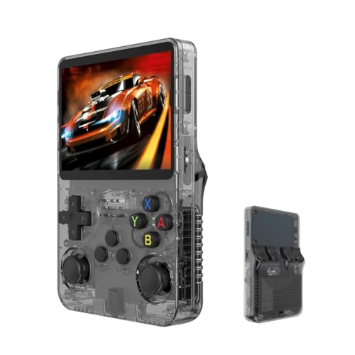 R36S Handheld-Spielekonsole, 64 G, mit 15000+ Spielen, RK3326 Linux-System, 8,9 cm IPS-Bildschirm, Retro-Arcade-Spielkonsole, Videospiel-Player, Kindergeschenke von JOYARCH