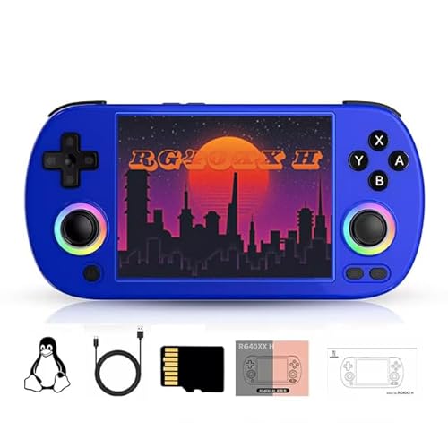 RG40XX H Retro-Handheld-Spielkonsole 64G mit 5000+ Spielen, Linux 64-Bit-System, 4-Zoll-IPS-Bildschirm, Video-Spielekonsole, unterstützt 5G WiFi Bluetooth von JOYARCH