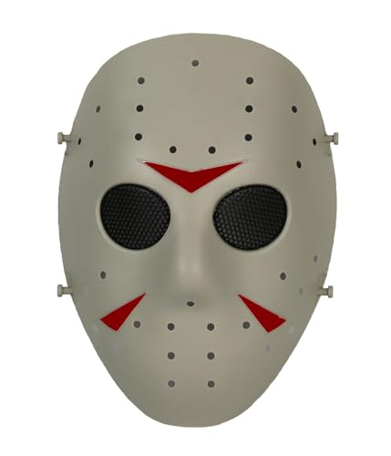 CS-Spiele Jason Stil Metal Mesh Mask Safeguard Vollgesichtsschutzmaske für Halloween Masquerade Cosplay Costume Party (Fg) von JOYASUS