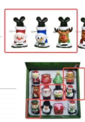 JOYIN 8 Stück Weihnachten Wind Up Toy Sortimente Stocking Stuffers für Weihnachten Party Favor Supply Zubehör von JOYIN