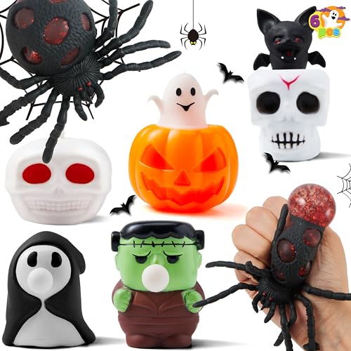 JOYIN Halloween-Squishy-Spielzeug, langsam aufsteigendes, stressabbauendes, weiches Squeeze-Fidget-Spielzeug, Süßes oder Saures, Partygeschenke für Kinder und Erwachsene JOYIN Halloween-Squishy-Spielzeug, langsam aufsteigendes, stressabbauendes, weiches Squeeze-Fidget-Spielzeug, Süßes oder Saures, Partygeschenke für Kinder und Erwachsene von JOYIN