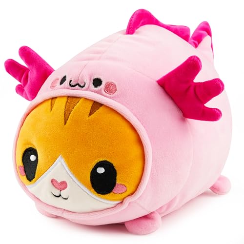 JOYIN Kuscheltie Axolotl 26 x 17 x 17cm Plüschkissen Plüschtier Ausgestopftes Tier Spielzeug Kuschelkissen Geschenk Plüschkissen über für Kinder Jungen Mädchen 3 Jahren von JOYIN