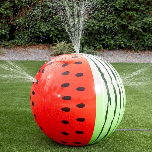 JOYIN mega Jumbo kugelausstecher Sprinkler, 90cm, Wassermelone Sprinkler aufblasbare spielzeuge für Kinder Kleinkinder,Wasser Sprinkler Kinder draußen von JOYIN