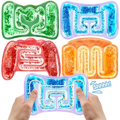 JOYIN 4 Stück Squishy Fidget Toys Labyrinth Spiel Anti Stress Spielzeug, Squeeze Emotion Ballspielzeug für Autismus & Klassenzimmer, bunte Partygeschenke JOYIN 4 Stück Squishy Fidget Toys Labyrinth Spiel Anti Stress Spielzeug, Squeeze Emotion Ballspielzeug für Autismus & Klassenzimmer, bunte Partygeschenke von JOYIN