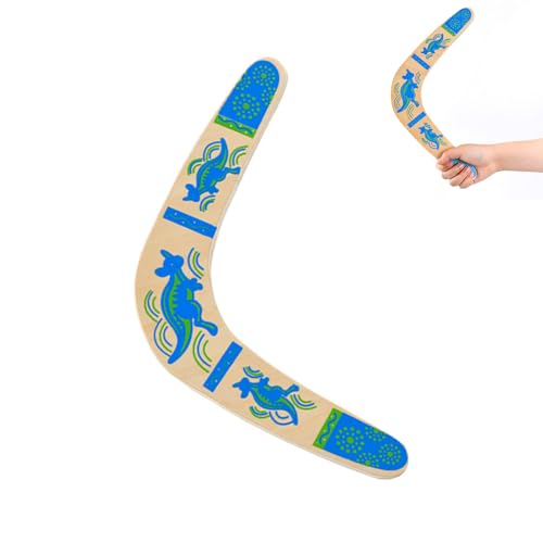 JOYOLA Boomerang V Shaped Outdoor, Hölzerner Bumerang in V-Form Boomerang für Kinder Zurückkehrender Bumerang für Kinder im Freien Super Strapazierfähiger Bumerang aus Holz für Kinder und Erwachsene von JOYOLA