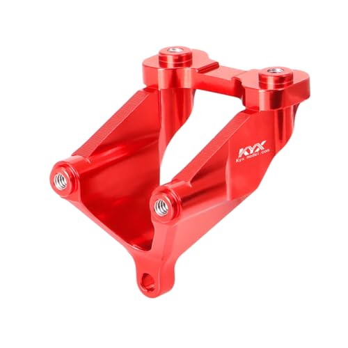 JOYSOG 1/16 Mini Buggy Metall Wing Mount für LOSI 1/16 Mini Buggy RC Auto Heckflügel Feste Halterung Ersatz Zubehör (Rot) von JOYSOG