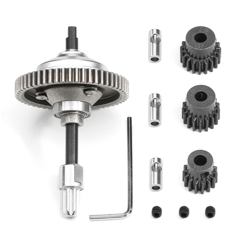 JOYSOG 54T RC Center Diff-Set für Traxxas 1/10 Hoss 4X4 VXL/Rustler 4X4 V XL/Rustler 4X4/Slash 4X4 Platinum/Slash 4X4 Ultimate/Slash 4x4 VXL/Slash 4x4/Stampede 4X4 VxL/Stampede 3X4 von JOYSOG