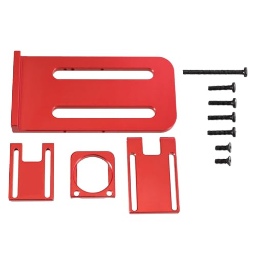 JOYSOG Aluminium Batteriehalter für MJX Hyper Go 1/16 16207 16208 16209 16210 H16H RC Batteriehalterung (Rot) von JOYSOG