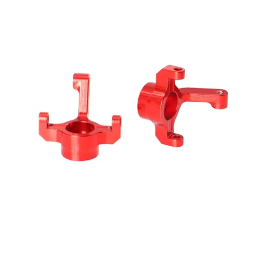 JOYSOG Aluminium-Lenkbecher vorne / hinten für Losi 1/24 Micro-B 2WD Buggy RC Auto Lenkbecher Lenkknöchelteile (vorne rot) von JOYSOG