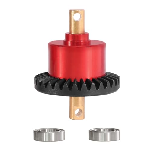 JOYSOG Differentialteile für MJX Hyper Go 1/14 14209 14210 RC Vorne/Hinten Metall Differential Ersatzteile (Red Rear Differential) von JOYSOG