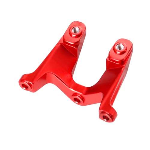 JOYSOG Heckspoiler aus Aluminium-Kohlefaser für Losi 1/24 Micro-B 2WD Buggy RC Heckflügelteile (rote Heckflügelhalterung) von JOYSOG