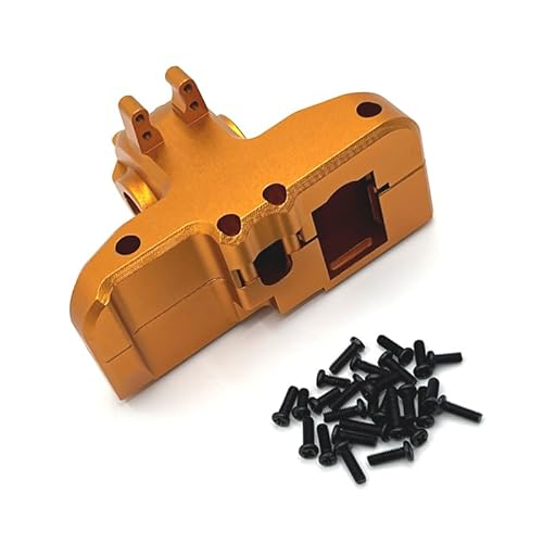 JOYSOG Metall Schaltknauf Abdeckung für MJX Hyper Go 1/14 14209 14210 RC Schaltgetriebe Abdeckung Hinten Differentialabdeckung Upgrade-Teile (Gold) von JOYSOG