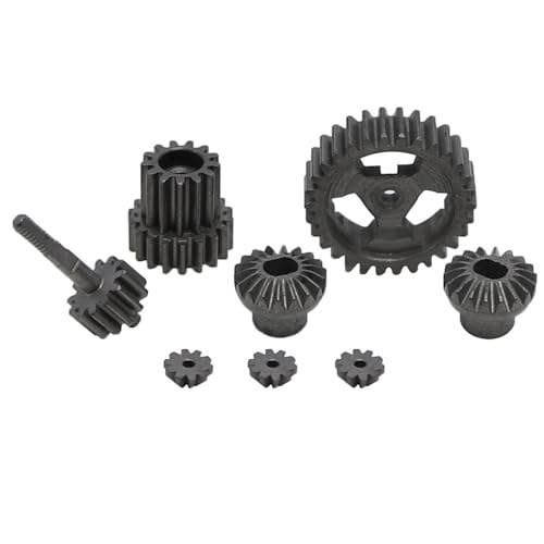 JOYSOG Metall Stahl Getriebe Set für Losi 1/24 Micro-B 2WD Buggy RC Getriebe Stirnradgetriebe Ritzel Getriebe Teile von JOYSOG