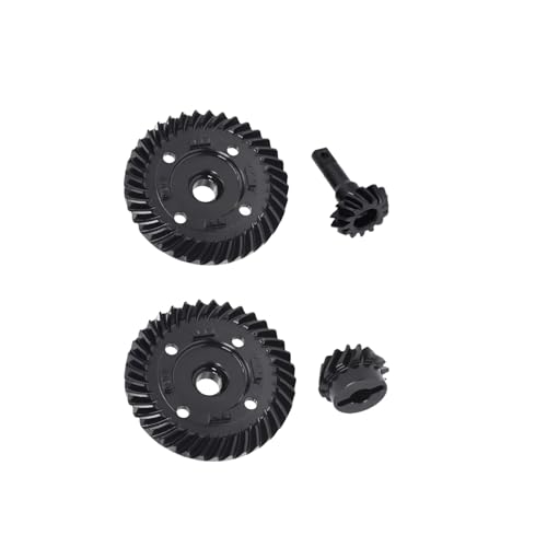 JOYSOG RC Diff Gear Set, 37T/10T Front/Rear Metal Differential Gear & Ritzel Gear Assembly for TRAXXAS 1/8 6S MAXX Slash RC Upgraded Parts (Front + Rear) von JOYSOG