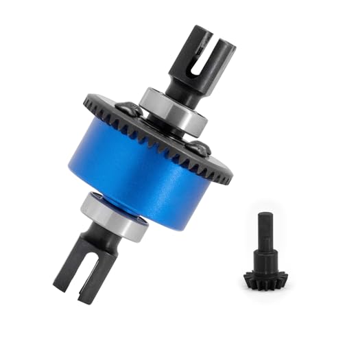 JOYSOG RC Differential Set für 1/8Typhon 6S 42+15T Universal Differential Vorne/Hinten für Arrma 1/7 Infraction Limitless RC Zubehör (Blau) von JOYSOG