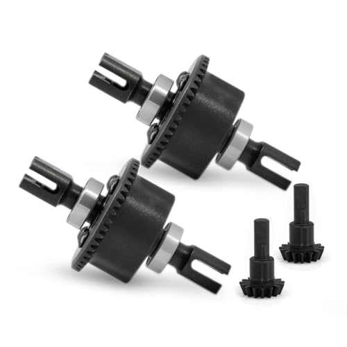 JOYSOG RC Differential Set für 1/8Typhon 6S 42+15T Universal Differential Vorne/Hinten für Arrma 1/7 Infraction Limitless RC Zubehör (Schwarz) von JOYSOG