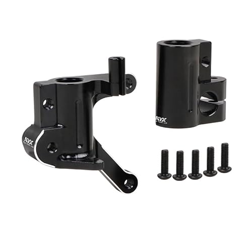 JOYSOG Vorderradgabel-Set aus Aluminiumlegierung für LOSI 1/4 Promoto-MX RC Motorrad-Upgrades Teile Zubehör (schwarz) von JOYSOG