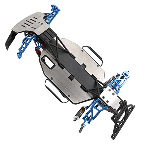 RC Chassis Armors Set für Traxxas Slash 2WD 1/10 RC Auto, Edelstahl Schutz Skid Plate Anti-Kollisionsschutz Zubehör von JOYSOG