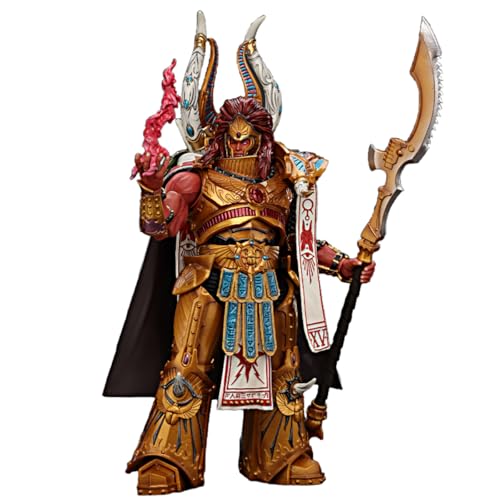 JOYTOY 1/18 Actionfigur, Warhammer, 30.000 Söhne, Magnus, der rote Primarch der XVth Legion, Sammlerstück, Spielzeug für Kinder ab 15 Jahren und Erwachsene von JOYTOY