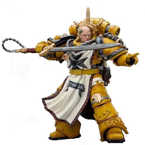 JOYTOY 1/18 Actionfigur Warhammer 40.000 Imperiale Fäuste Sigismund Erster Kapitän der Imperialen Fäuste, 12,2 cm bewegliche Modell-Sammelfigur JOYTOY 1/18 Actionfigur Warhammer 40.000 Imperiale Fäuste Sigismund Erster Kapitän der Imperialen Fäuste, 12,2 cm bewegliche Modell-Sammelfigur von JOYTOY