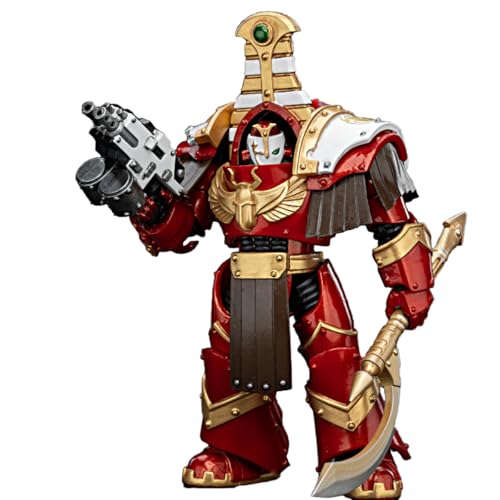 JOYTOY 1/18 Actionfigur Warhammer 40.000 Söhne Sekhmet Terminator Cabal Sekhmet mit Combi Bolter und Achea Force Waffe, Sammlerstück, Spielzeug für Kinder ab 15 Jahren und Erwachsene von JOYTOY