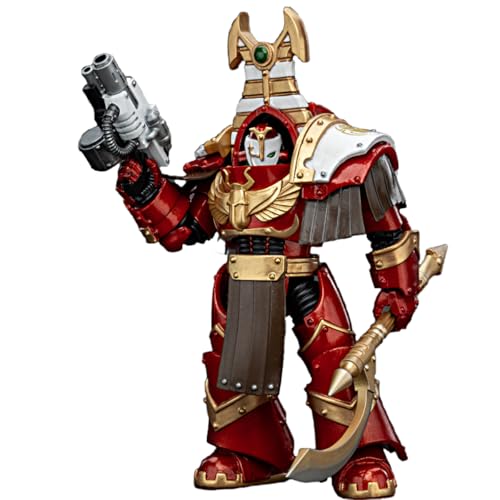 JOYTOY 1/18 Actionfigur Warhammer 40.000 Söhne Sekhmet Terminator Cabal Sekhmet mit Combi Melta und Achea Force Waffe, Vorbestellung, Sammlerstück, Spielzeug für Kinder ab 15 Jahren und Erwachsene von JOYTOY