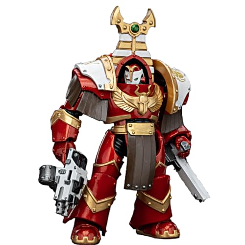 JOYTOY 1/18 Actionfigur Warhammer 40.000 Söhne Sekhmet Terminator Cabal Sekhmet mit Kombi-Bolter und Kettenfaust, Sammlerstück, Spielzeug für Kinder ab 15 Jahren und Erwachsene von JOYTOY