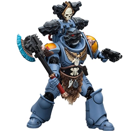 JOYTOY 1/18 Actionfigur Warhammer 40.000 Space Marines Space Wolves Claw Pack Brother Olaf 11,7 cm Sammel-Actionfiguren Kits von JOYTOY