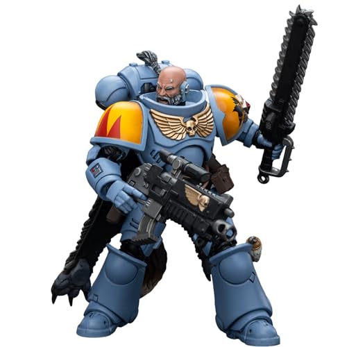 JOYTOY 1/18 Actionfigur Warhammer 40.000 Space Marines Space Wolves Claw Pack Brother Gunnar 12 cm Vorbestellung Sammel-Actionfiguren-Kits von JOYTOY