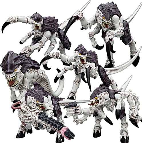 JOYTOY 1/18 Actionfigur Warhammer 40.000 Tyranids Hive Fleet Leviathan, Set mit 6 Figuren, Sammelfigur, Geschenk, Spielzeug für Kinder ab 15 Jahren und Erwachsene, Vorbestellung von JOYTOY