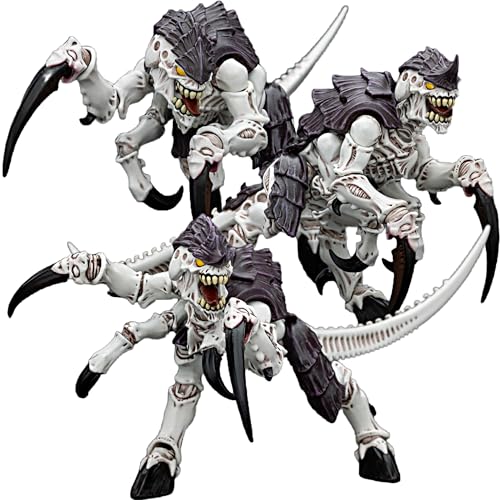 JOYTOY 1/18 Actionfigur Warhammer 40.000 Tyranids Hive Fleet Leviathan Hormagaunt, Set mit 3 Figuren, Vorbestellung, Sammelfigur, Geschenk, Spielzeug für Kinder ab 15 Jahren und Erwachsene von JOYTOY