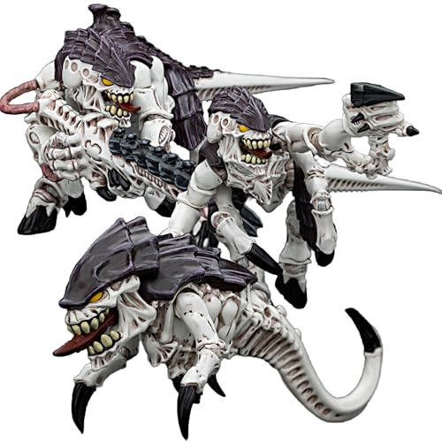 JOYTOY 1/18 Actionfigur Warhammer 40.000 Tyranids Hive Fleet Leviathan Termagant, Set mit 3 Figuren, Vorbestellung, Sammelfigur, Geschenk, Spielzeug für Kinder ab 15 Jahren und Erwachsene von JOYTOY