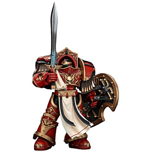 JOYTOY 1/18 Actionfigur Warhammer 40k Blood Angels Crimson Paladins Squad Crimson Paladin 1 Vorbestellung 13,6 cm Sammlerstück, Spielzeug für Kinder ab 15 Jahren und Erwachsene von JOYTOY