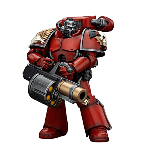 JOYTOY 1/18 Actionfigur Warhammer 40k Blood Angels Tears Squad Erelim mit Angel's Tears Granatwerfer, Vorbestellung, 12 cm, Sammlerstück, Spielzeug für Kinder ab 15 Jahren und Erwachsene von JOYTOY