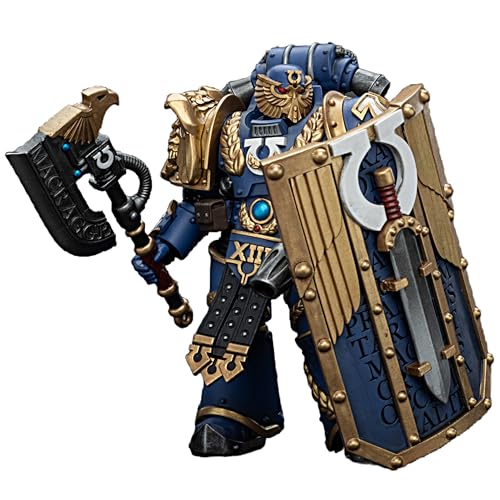 JOYTOY 1/18 Actionfigur Warhammer 40k Ultramarines Invictarus Suzerain Squad Suzerain 2 Vorbestellung 12,2 cm Sammlerstücke, Spielzeug für Kinder ab 15 Jahren und Erwachsene von JOYTOY