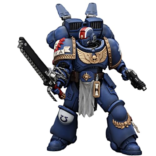 JOYTOY 1/18 Actionfigur Warhammer 40k Ultramarines Lieutenant Titus Vorbestellung 5 "Sammlergeschenke, Spielzeug für Kinder 15+ und Erwachsene von JOYTOY