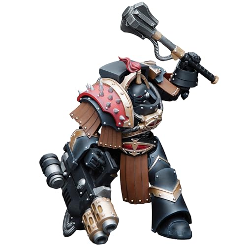 JOYTOY 1/18 Actionfigur Warhammer Sons of Horus Justaerin Terminator Squad Justaerin mit Multi-Melta und Power Maul Vorbestellung, 12,7 cm hoch, bewegliches Modell, Sammelfigur von JOYTOY