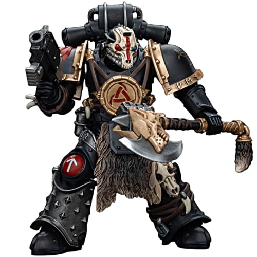 JOYTOY 1/18 Actionfigur Warhammer The Horus Heresy Space Wölves Deathsworn Pack Deathsworn 1 Pre-Order 12.1 cm Movable Model Collectible Figure Gifts von JOYTOY